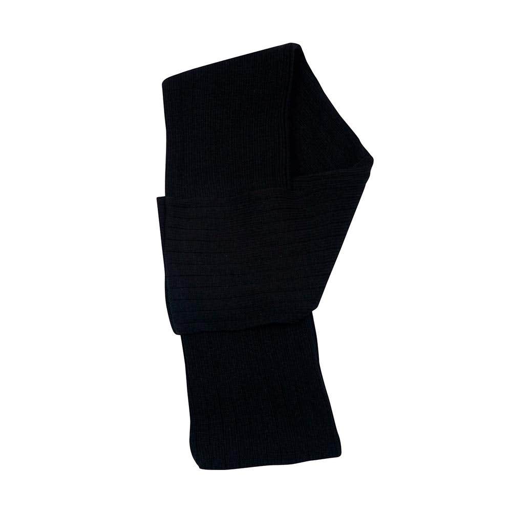 Cable Knit Scarf Black 466943 SCF02-BLACK