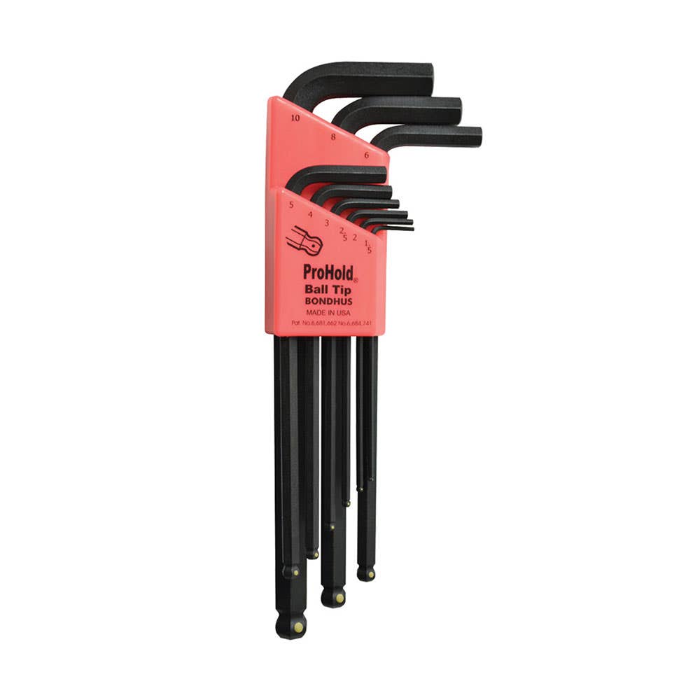 9 Piece Hex Key Set Metric 1.5 - 10mm 91958121 BD74999