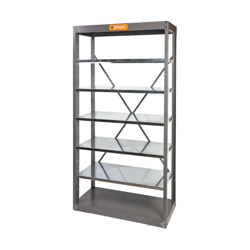 Heavy Duty Steel Shelving Unit 5 Shelves 880 x 400 x 1725mm 91708290 NHD500