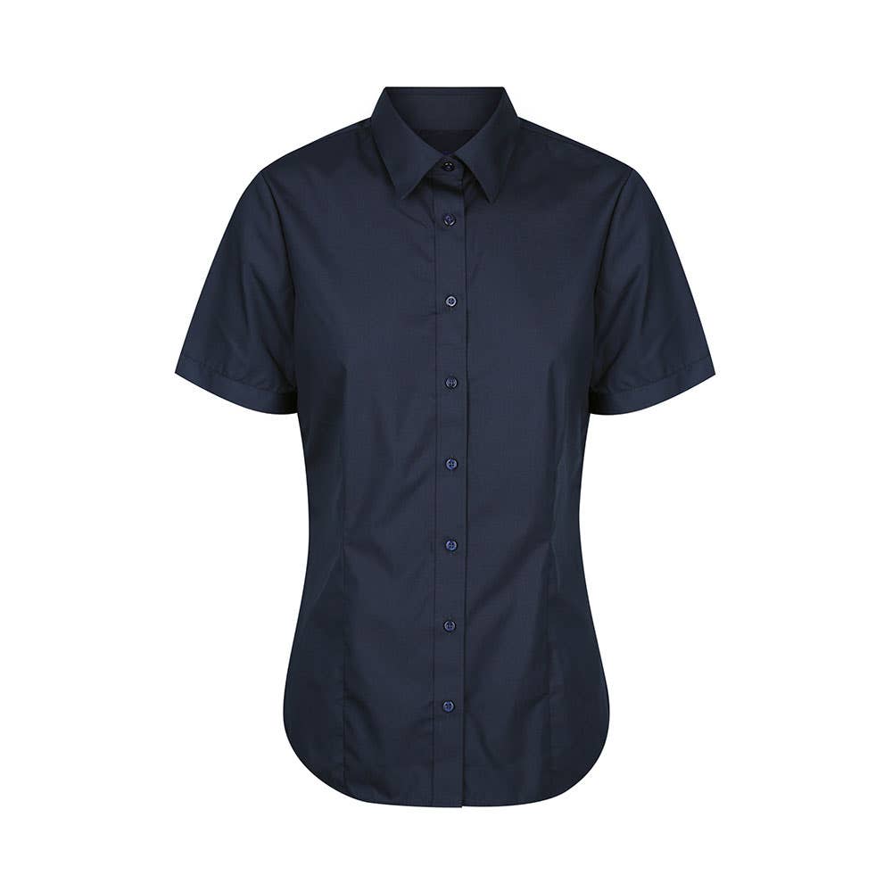 1520WS Nicholson Women's Premium Poplin Short Sleeve Shirt United Rentals UR1520WS