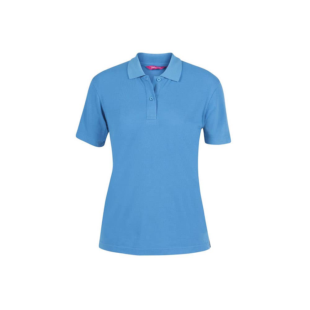 Shirt Womens Polo S/S Poly/Cotton 210gsm Signature 210 Aqua 10 Jb's Wear 507182 2LPS-AQU-10