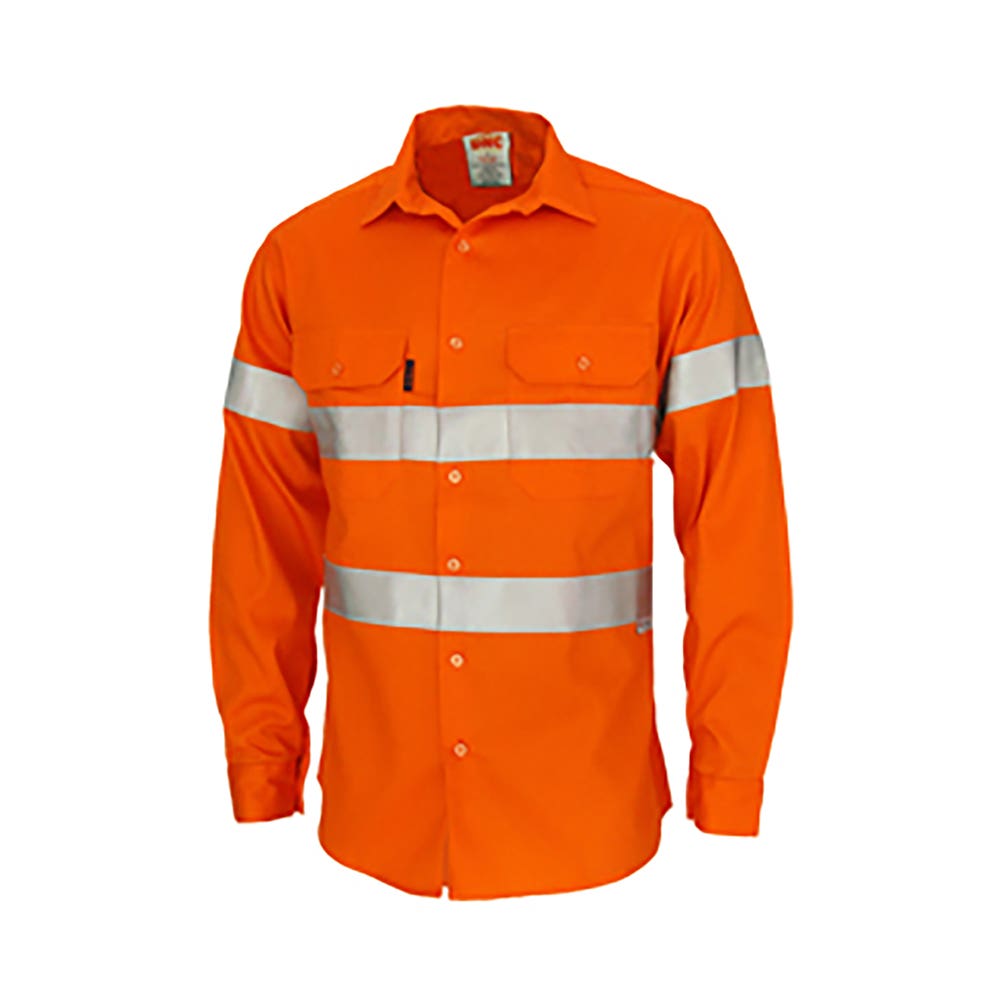 Shirt FR Patron Saint L/S Orange 190gsm ARC Rated 3M Tape DNC 3405 DNC3405