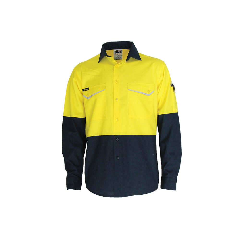3586 Hi-Vis Two-Tone RipStop Cool Shirt 150gsm 3586