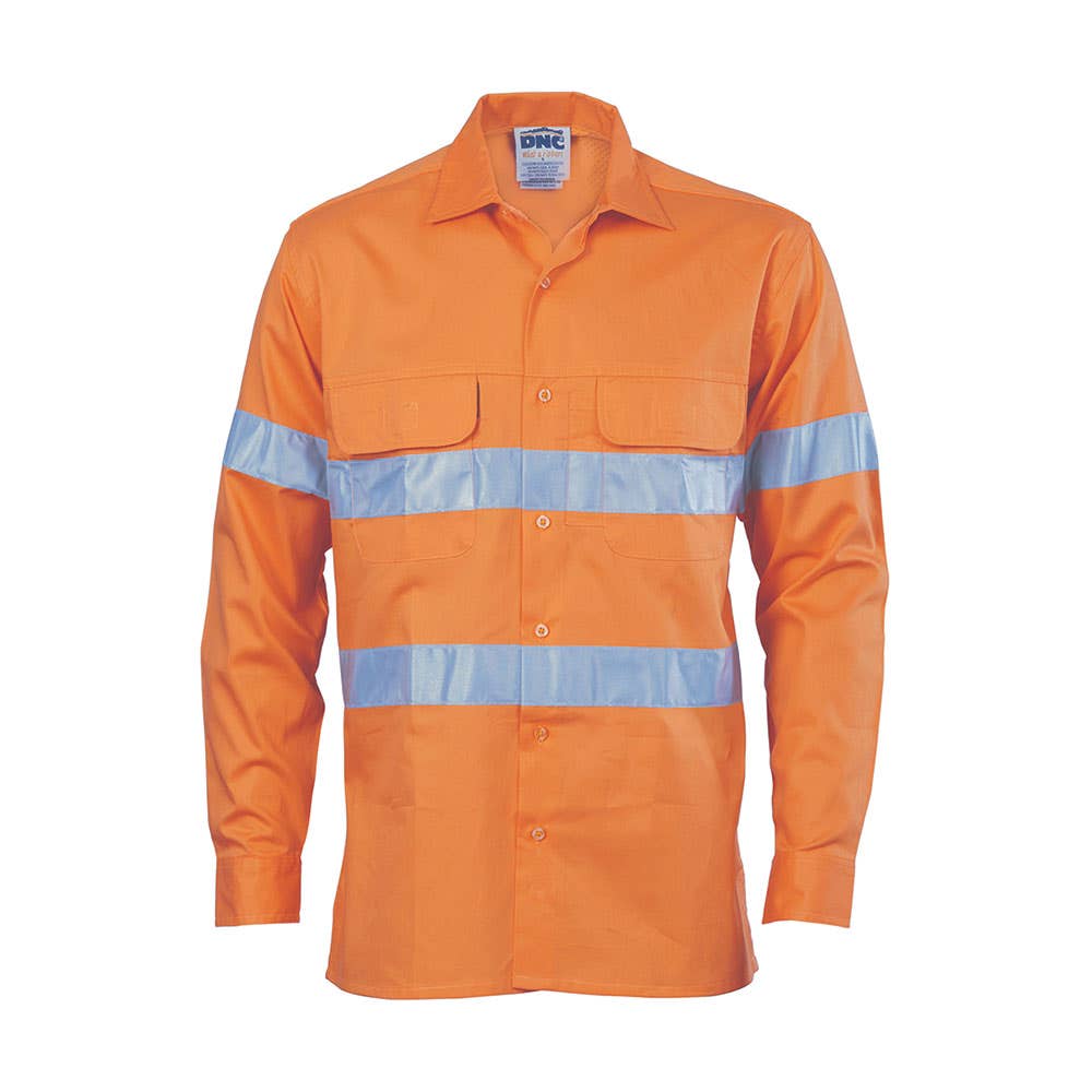 3947 Hi-Vis 3 Way Cool Breeze Taped Shirt 155gsm Orange XL 503999 3947-O-XL