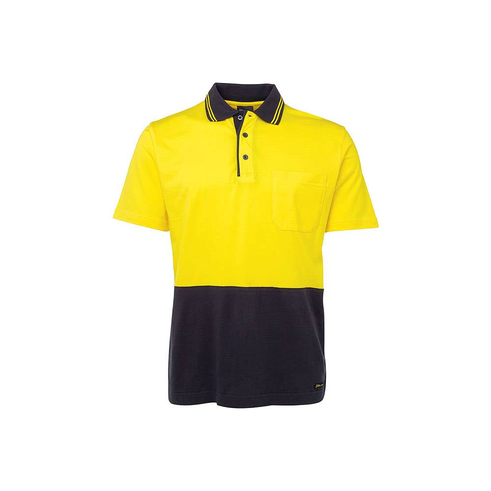 6CPHV Hi-Vis Short Sleeve Polo Shirt 180gsm 6CPHV