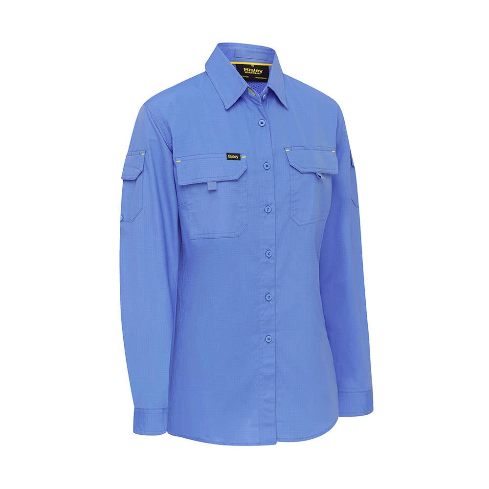 BL6414 Women's X Airflow Ripstop Shirt 150gsm Blue 14_40048630_BL6414_BULT14