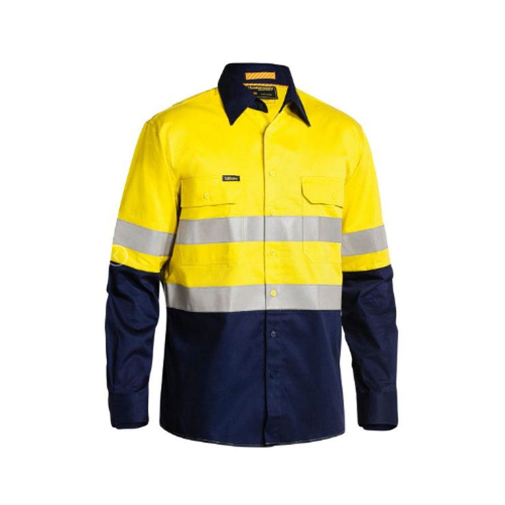 BS6448T Hi-Vis Industrial Cool Vent Taped Shirt 190gsm MIM Logo Lead Smelter BS6448TGL