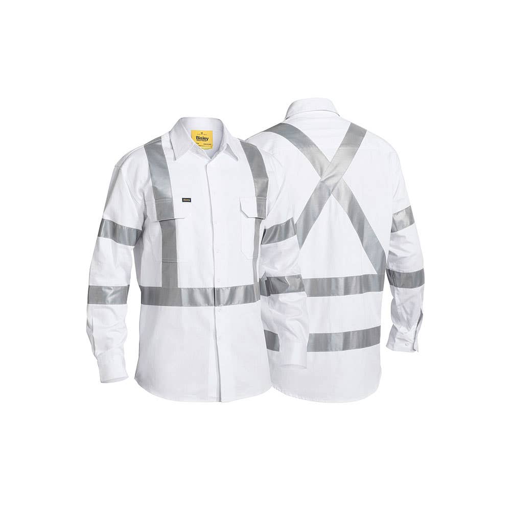 BS6807T Hi-Vis Night Safety Taped Shirt 190gsm DARABS6807T DARABS6807T