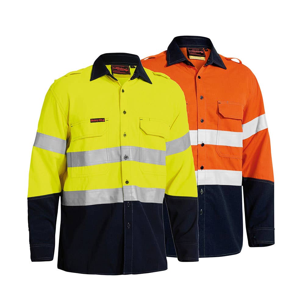 BS8082T Tecasafe FR PPE2 Taped Shirt Bisley RICHBS8082T