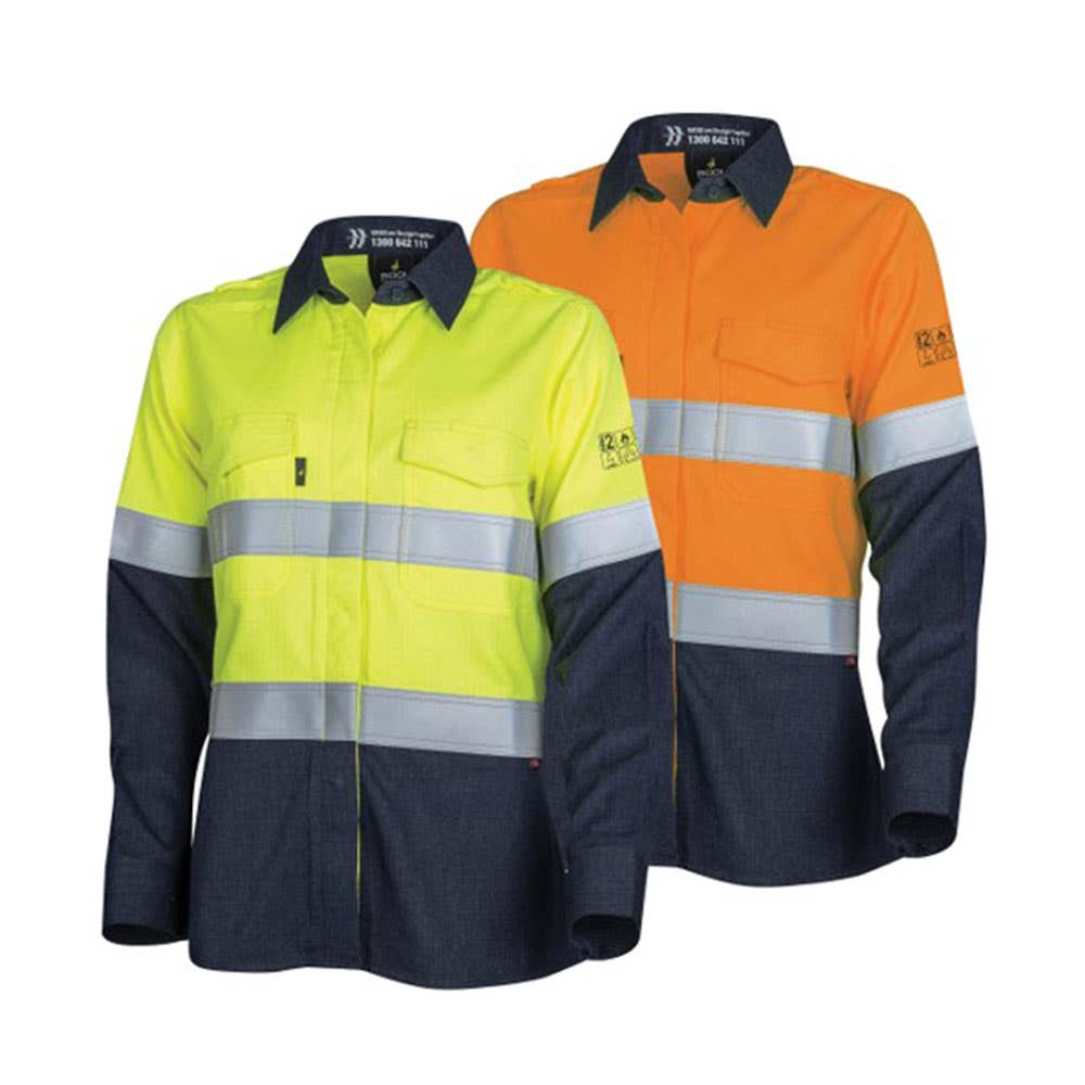 BWW2590T1 Ladies FR PPE2 Taped 197gsm Shirt Bool JTMEC JTMECBWW2590T1