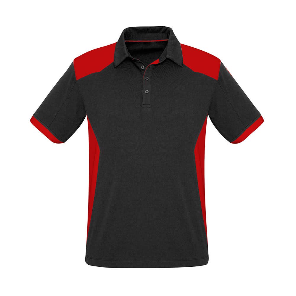 Rival Mens Polo Black/Red - 2XL_473961_P705MS-BLK/RED2XL