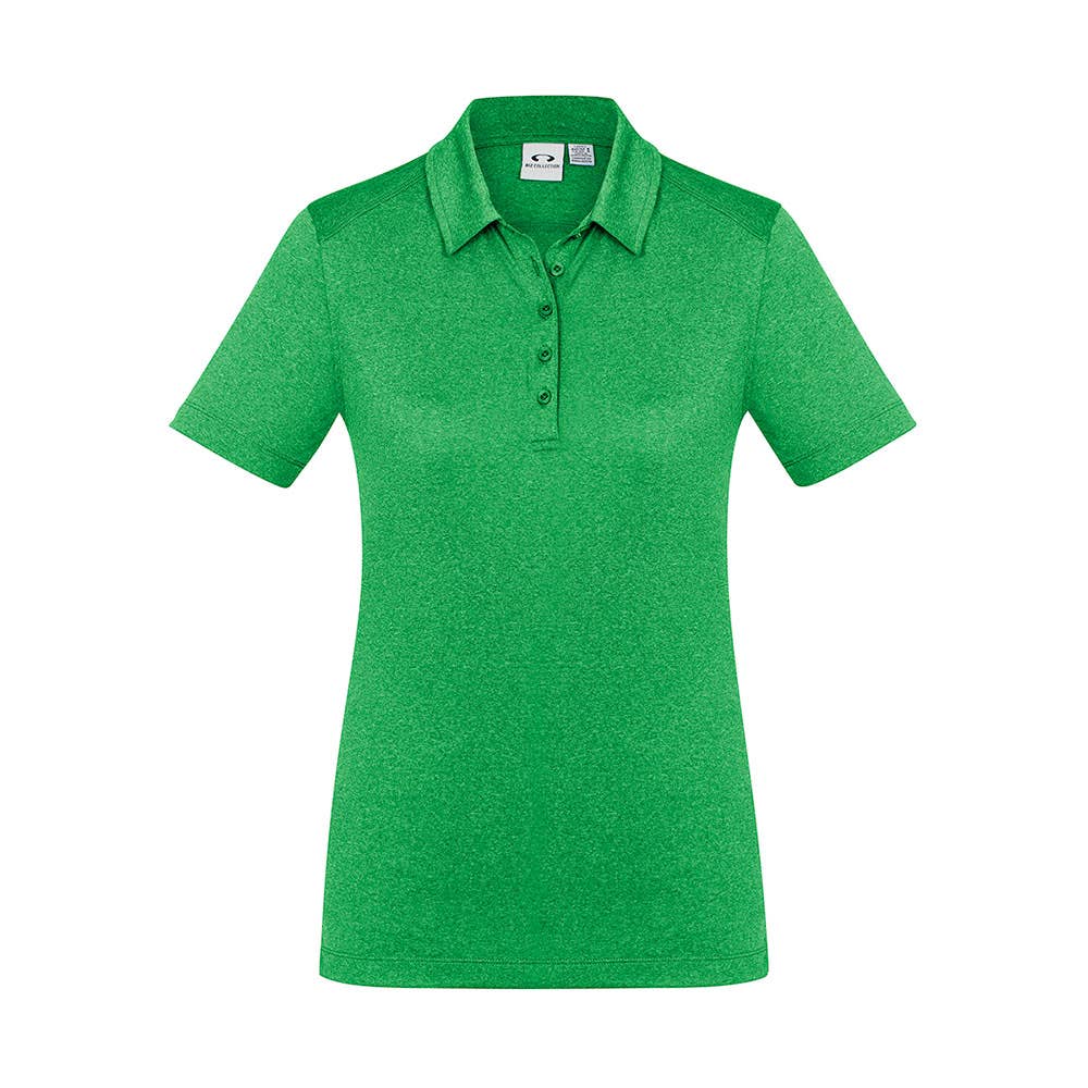 Ladies Aero Polo Micro Polyester- Lime - 12_526865_P815LS-LIME-12
