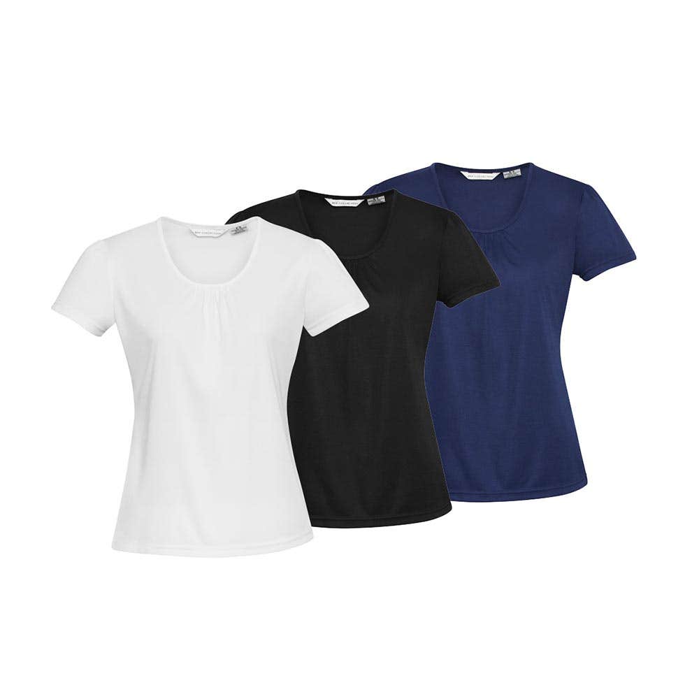 K315LS Chic Women's Short Sleeve Shirt_BIZK315LS