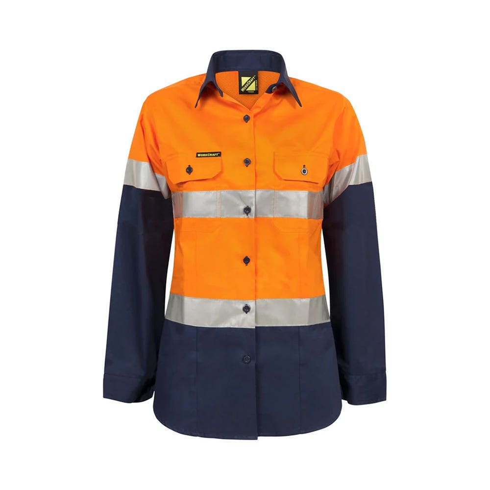 Shirt Workcraft Womens Hi-Vis Lightweight Taped WSL501 WSL501