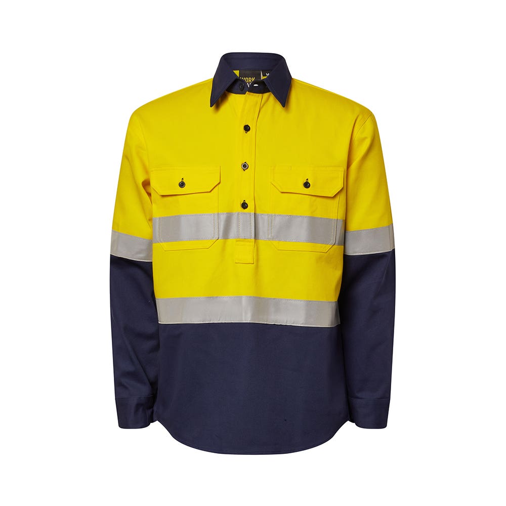 Shirt G/S Cotton 310/155gsm Tape + BUMA/Stanwell Logos & Name BUMAWS6031SW