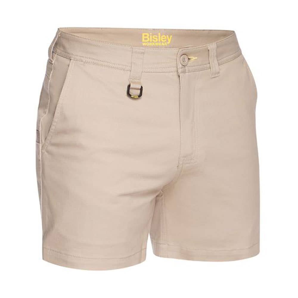 BSH1008 Stretch Cotton Drill Shorts 280gsm Stone 112R 40049900 BSH1008 BSTNR12