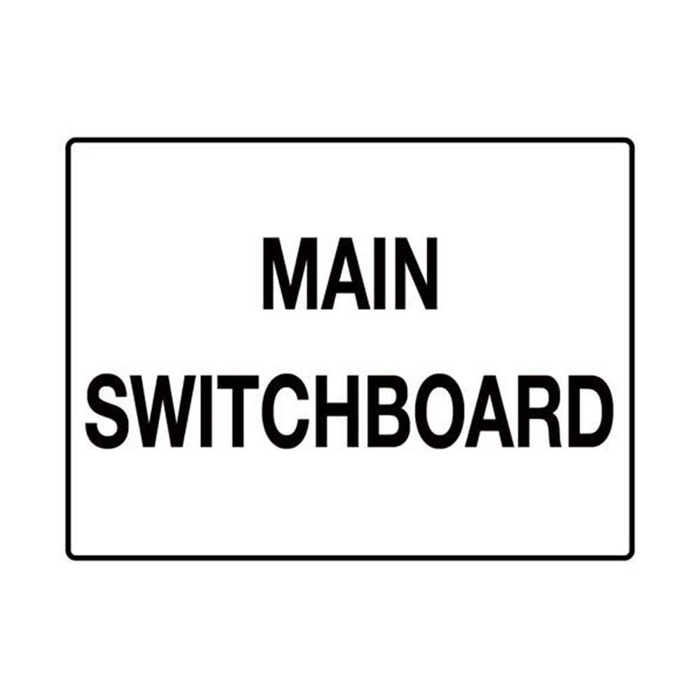 Main Switch Board Self Adhesive Vinyl 489800 BS4079