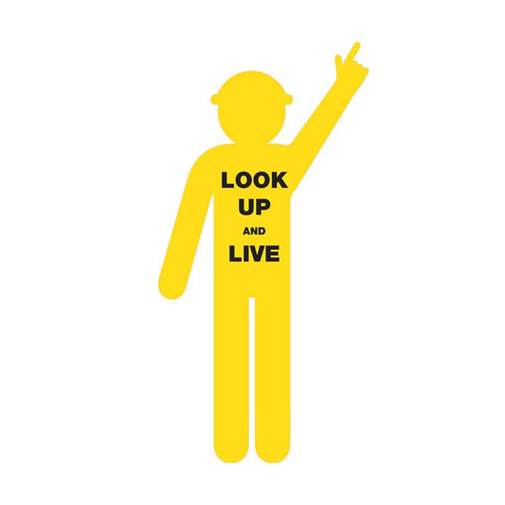 Construction Worker Sign Look Up & Live_496267_BS5089