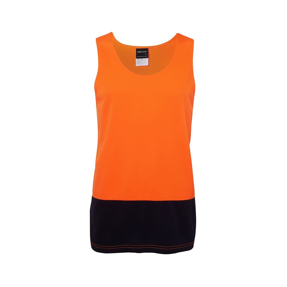 Singlet Traditional Hi Vis Orange/Navy 2XL 563099 6HTS-ORG/NVY-2XL