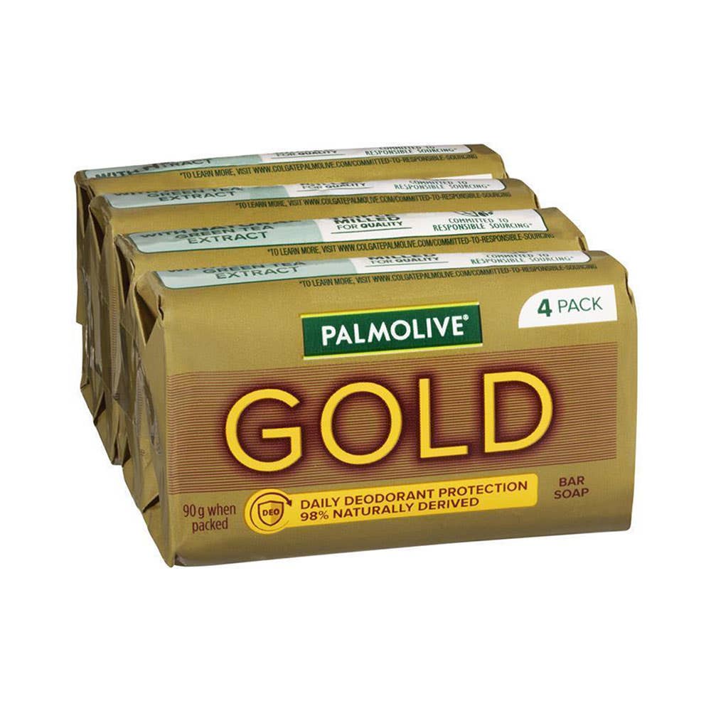 GOLD Soap Bar 90g Palmolive 4 Pack 280562 1505803
