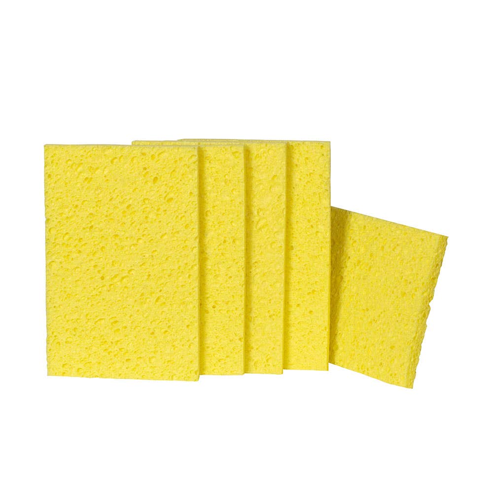 Northfork Cleaning Sponge Yellow 5 Pack 1040400 631314300