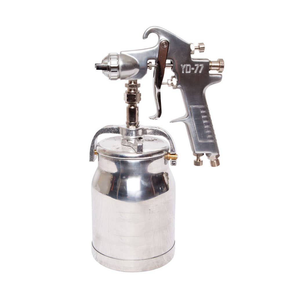 Suction Feed Spray Gun Stainless Steel 1L 2mm Nozzle 73660160 SPGUN2N