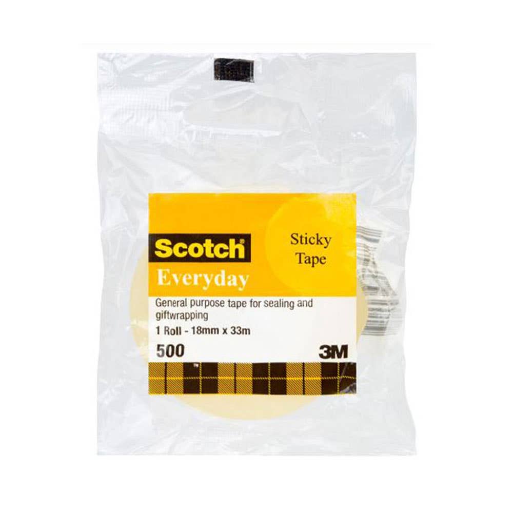 Scotch 502 Sticky Tape 18mm x 33m 1053537 SCT5021833