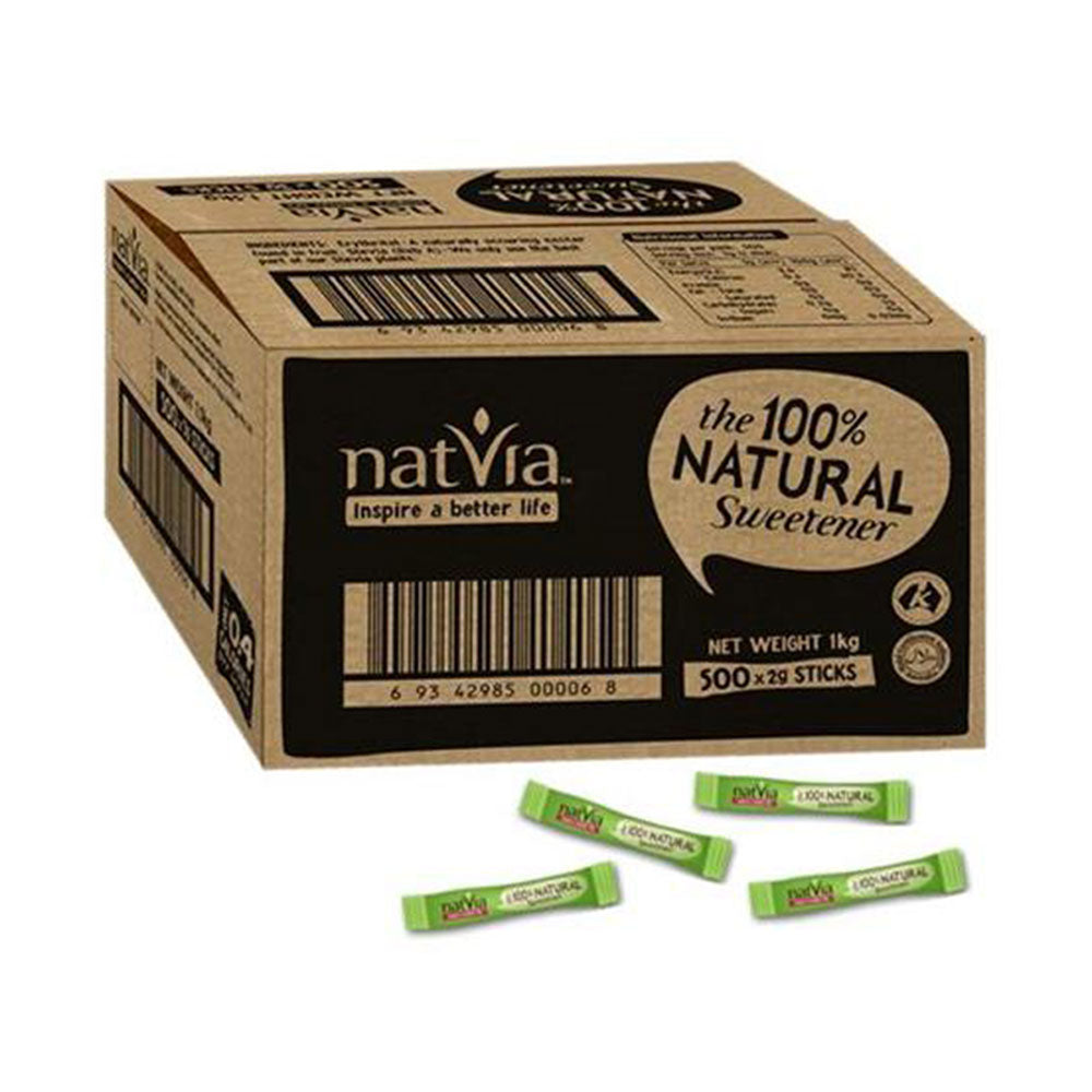 Natvia Naturals Sweetener Sticks 2G Box Of 500_1043703_406829