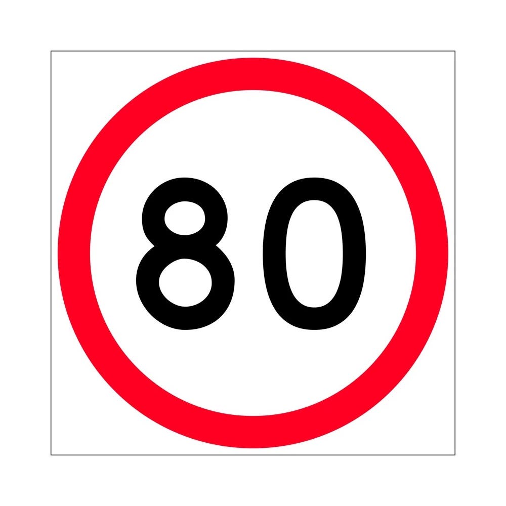 Sign - 80 In Roundell 600x600mm Corflute Class 1_403802_T9-38
