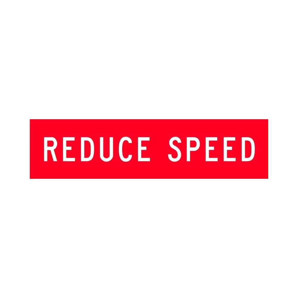 Sign - Reduce Speed 1200x300mm Corflute Class 1_403805_T9-50