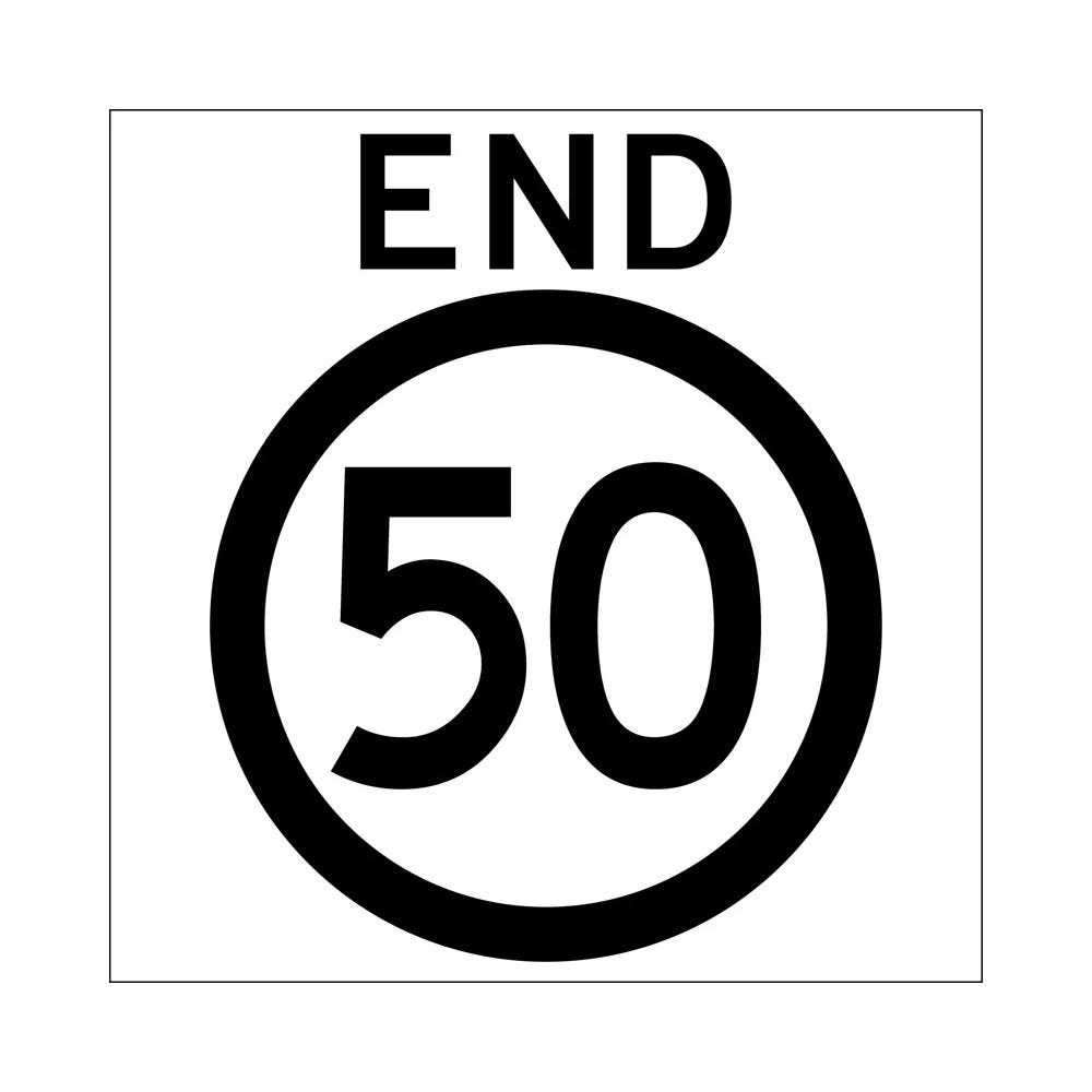 Sign - End 50 Corflute 600x600 Cl-1_403740_T9-80