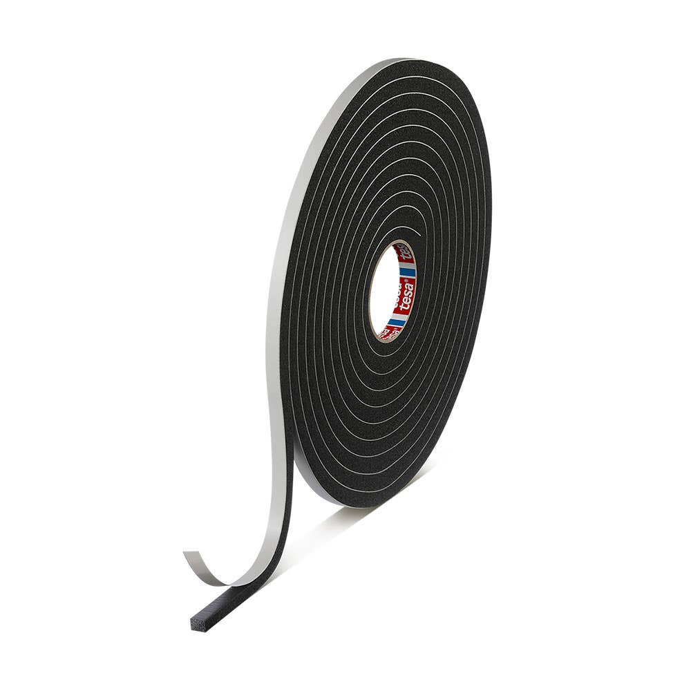 Permafoam PVC Single Sided Foam Tape Black 12.7mm x 12mm x 7.6m 60013479 60112-00000-00