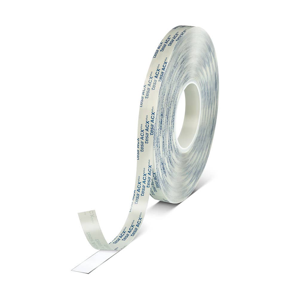 Tape Foam Acrylic Double Sided Clear 12mm x 25m ACX Plus 7055 Tesa 30004384 07055-00130-24