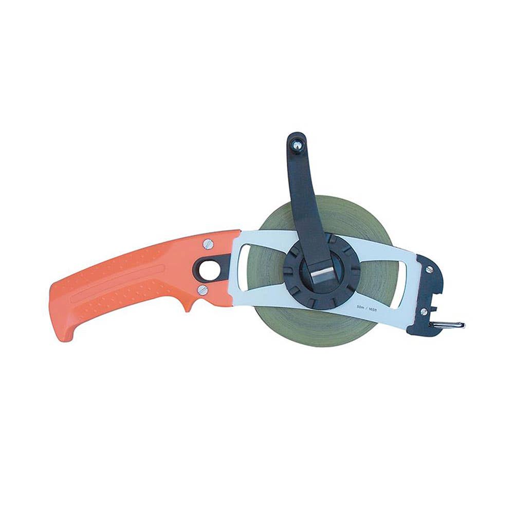 Pistol Grip Steel Open Reel Tape Measure 50m/165ft 471585 lfp5013i