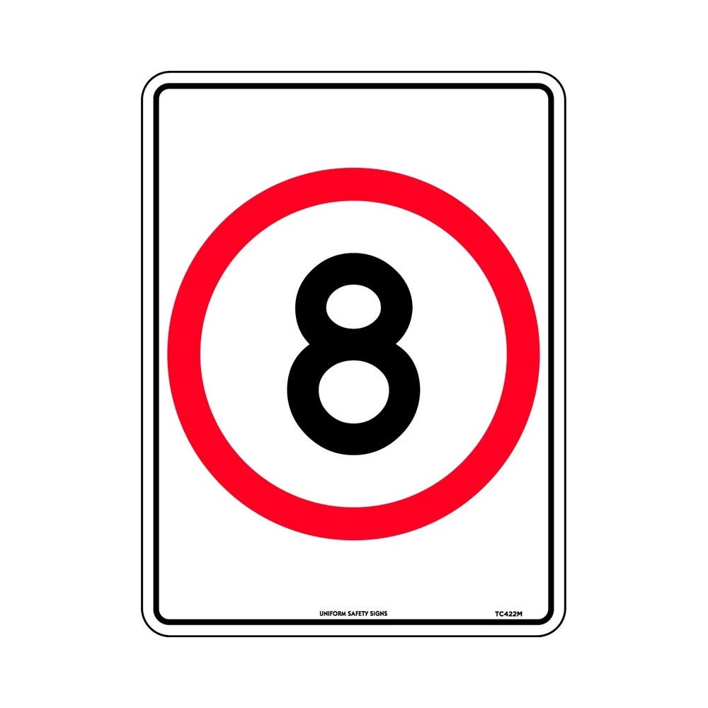 Sign: 600 X 450mm Metal-8 In Roundel_36019451_TC422LM