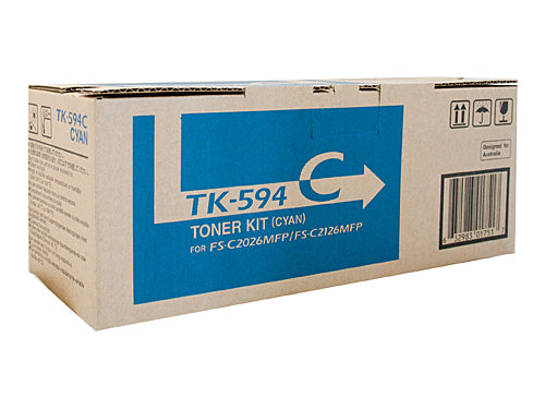 Kyocera Tk-594 OEM Laser Toner Cartridge Cyan_1005605_TK-594C