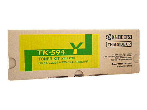 Kyocera Tk-594 OEM Laser Toner Cartridge Yellow_9000828_TK-594Y
