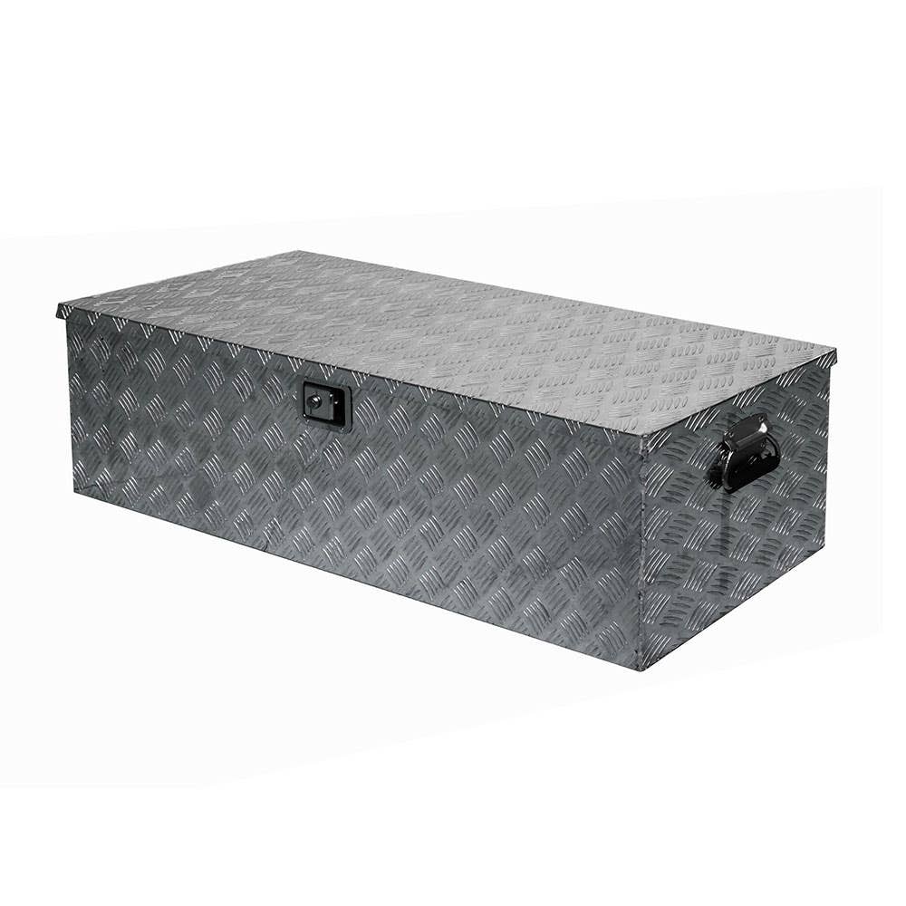 Aluminium Checkerplate Tool Box 1,300 x 380 x 378mm 61072405 TBCHECK1230