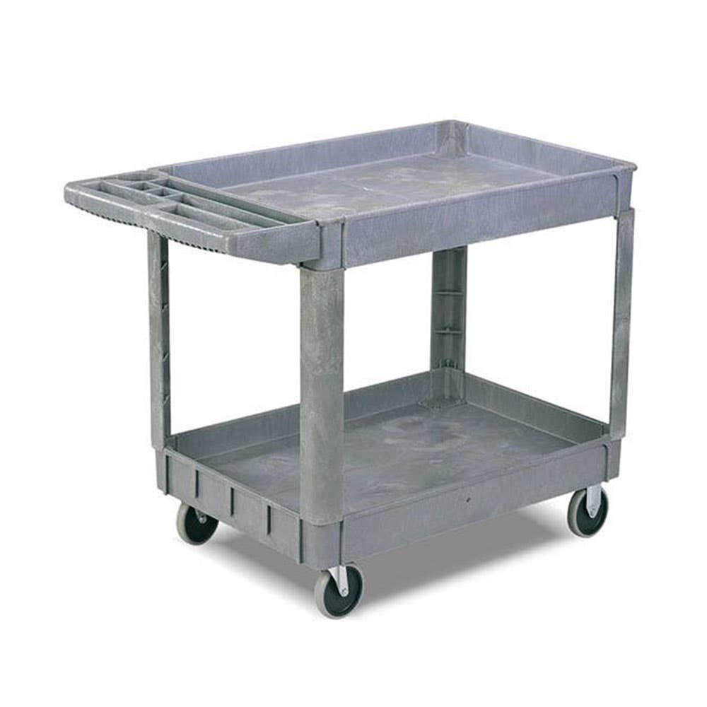 2 Shelf Order Picking Platform Trolley 250kg 541628 A0712