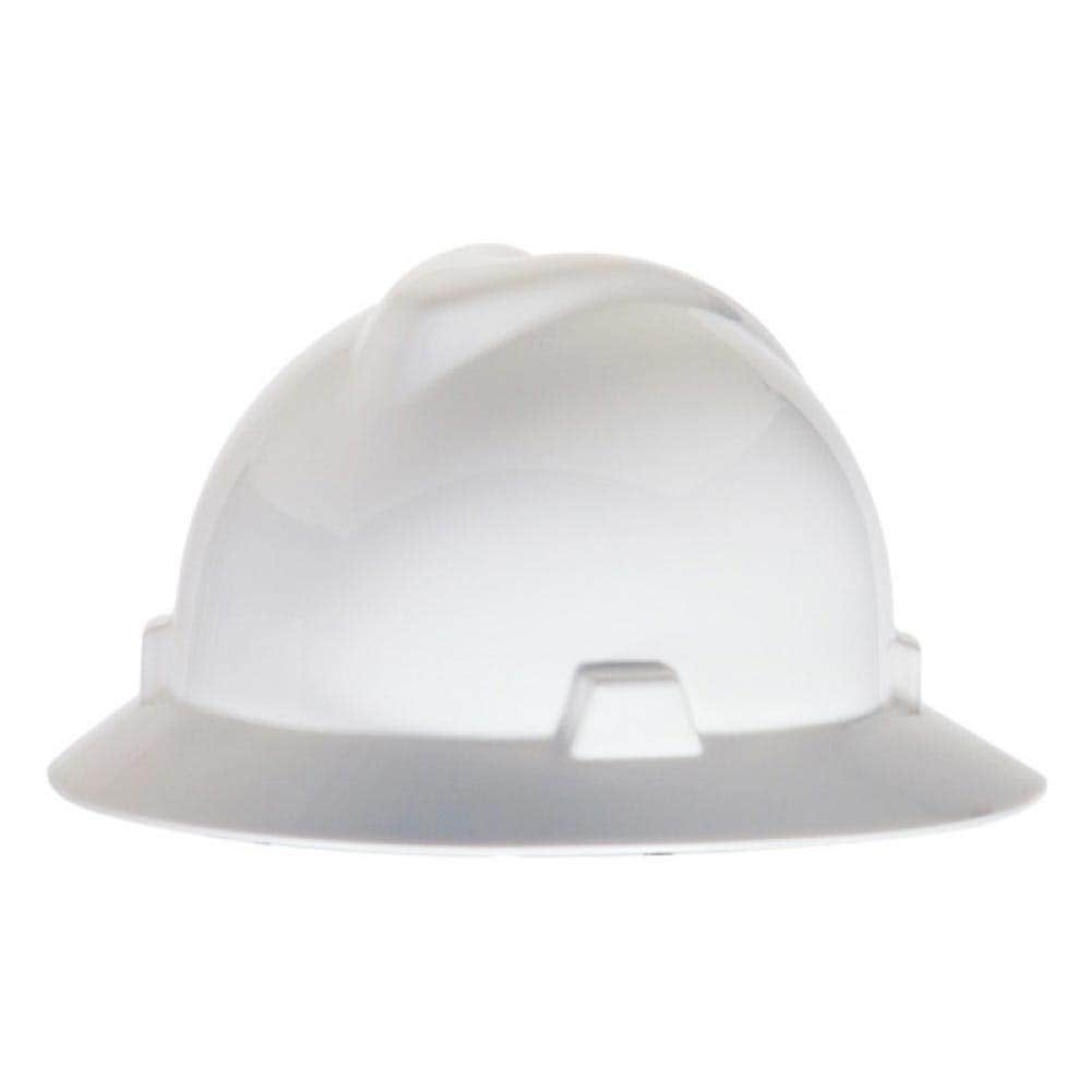 Hat Hard White + Full Brim V-guard MSA Fastrac Suspension 275270 220949WH