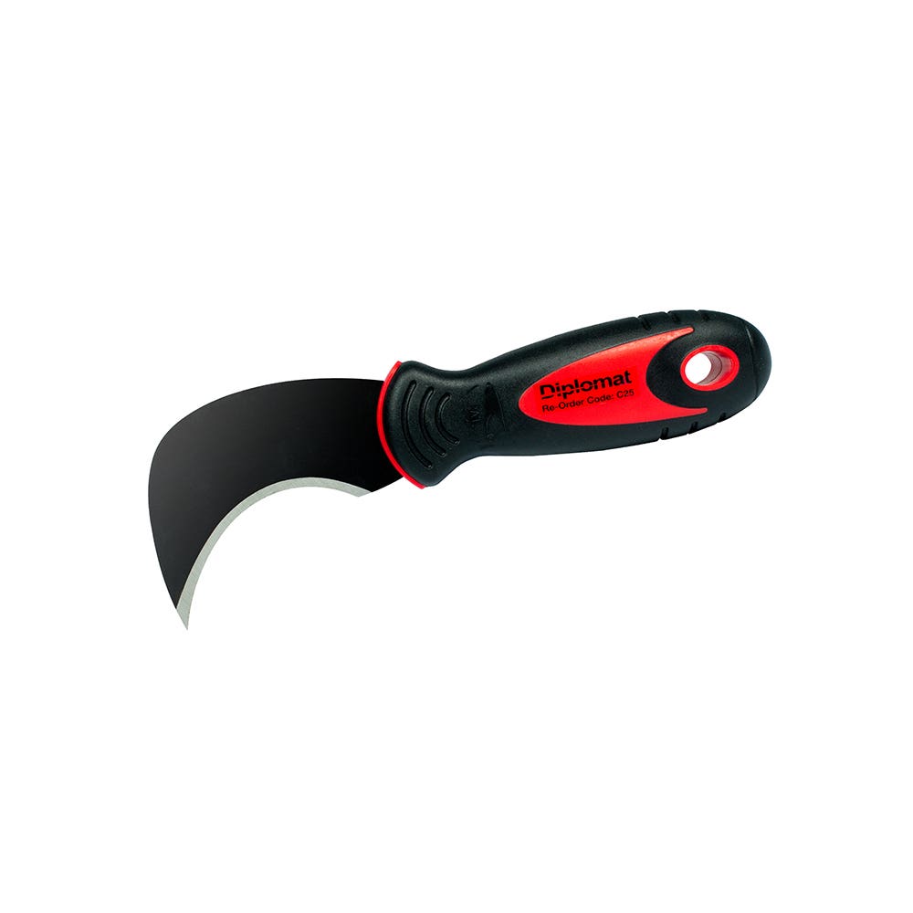 Floor Laying Vinyl/Lino Knife With Wood Handle 2-3/4 3626001 C25