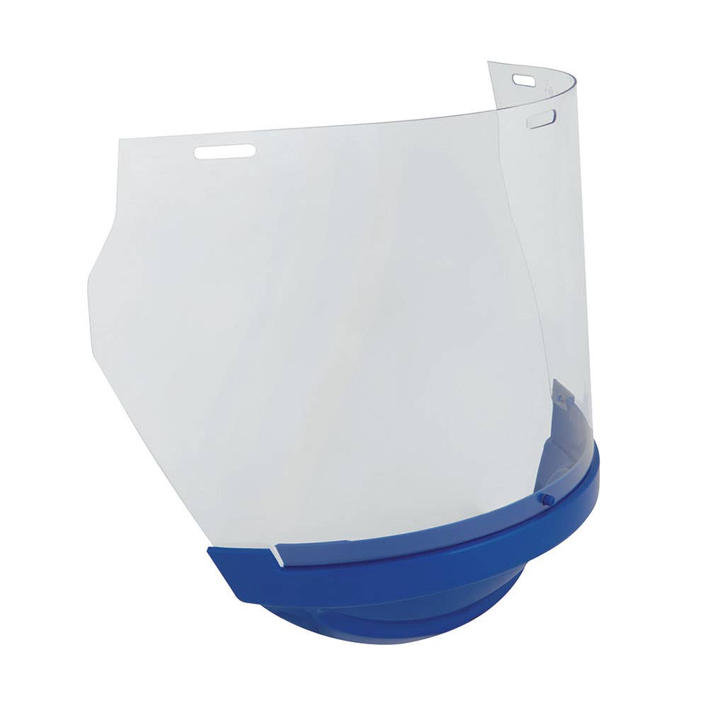 VV518 Polycarbonate Visor With Chin Guard Clear 175 x 400mm 60020473 7012925292