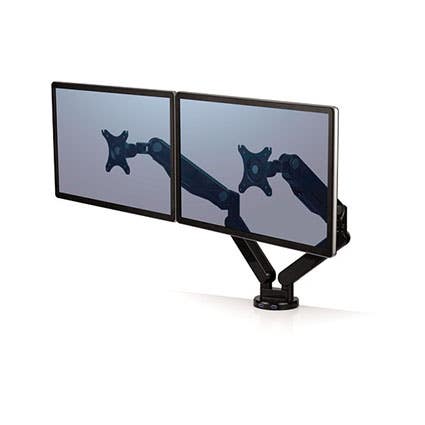 Fellowes Monitor Arms 8042501 Dual Black 1040345 8042501