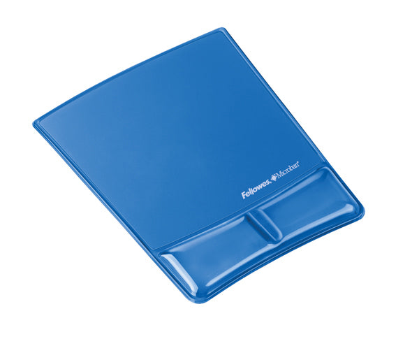 Fellowes Mouse Pad And Wrist Rest Gel 9182201 Blue_20191800_9182201