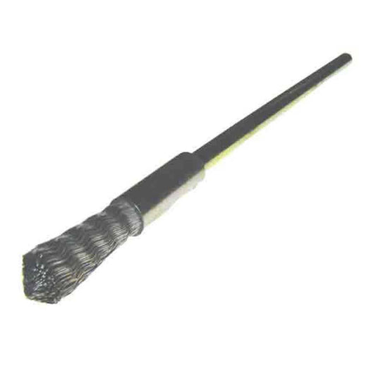 Brush End Wire Steel Pointed Long Pencil 3000rpm 8mm x 125 x 1/4'' Spindle 723023 723023 222