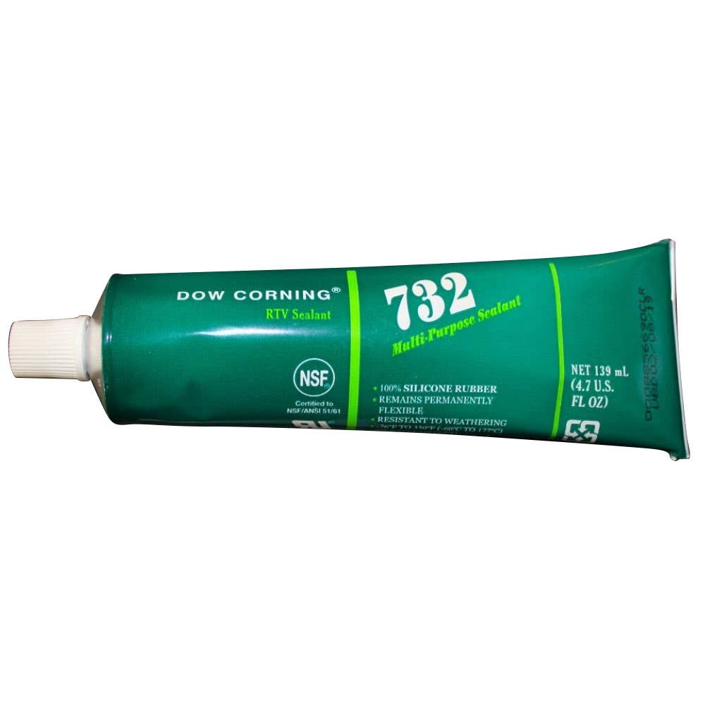 Dowsil 732 Multi-Purpose Sealant RTV Clear Tube 139ml 1328031 139ML732CL