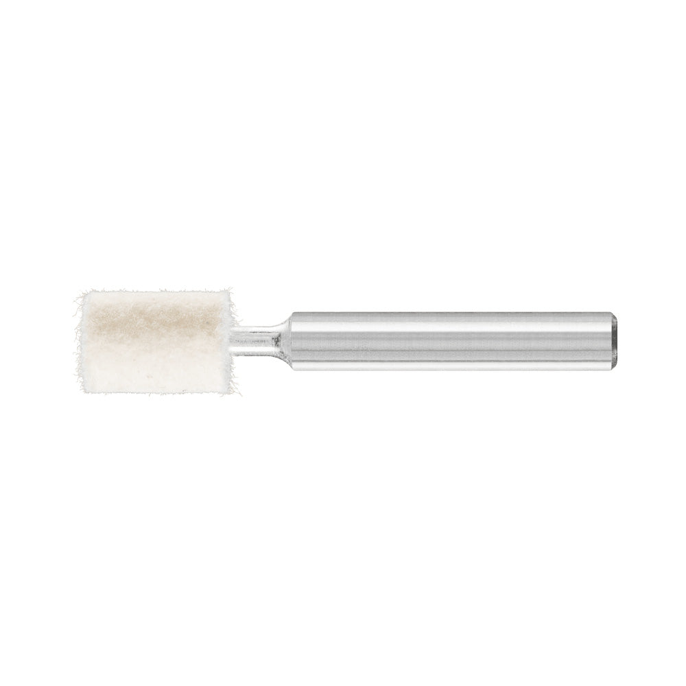 Medium-hard felt polishing points cylindrical shape 10x15 mm shank 6 mm_40108197_44101671