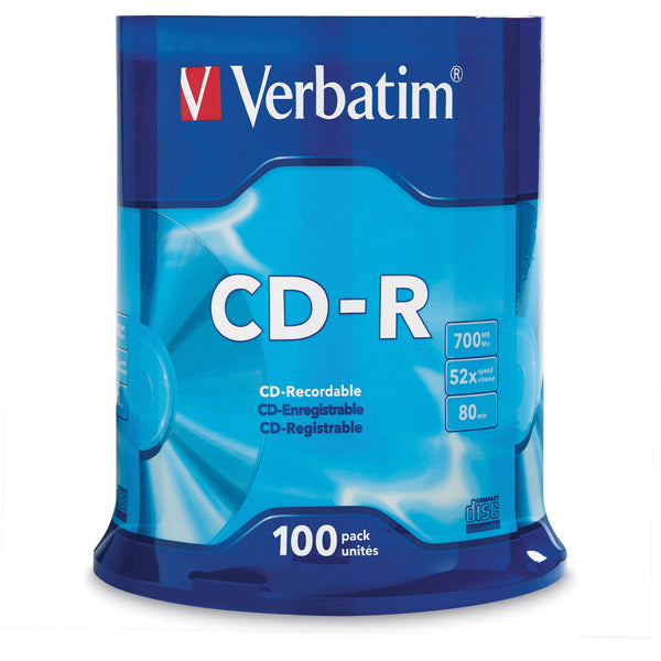 Verbatim 94554 Cd-R 52X 700Mb / 80Min Spindle (100)_25133700_94554