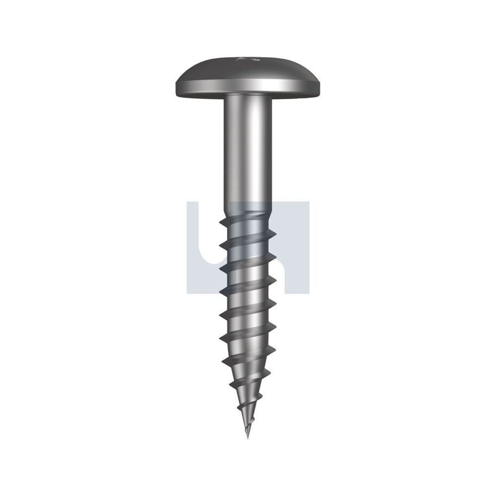 Needle Pt Button Head 304 Stainless Square Drive #2 #8-15 25 - Pk 1000_40099343_T04NSUQ0815025