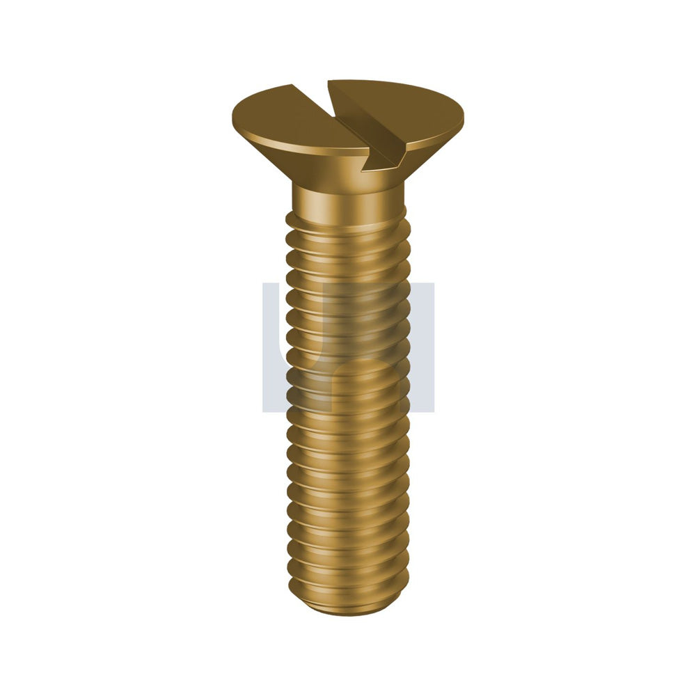 Metal Thread Csk Slot Brass As1427:1996/Brass M4 25 - Pk 100_40092754_MSBRPCSM040025